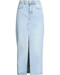 Liu Jo - Denim Skirt Polyester, Cotton - Lyst