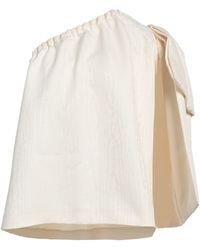 THE M.. - Cream Top Polyester - Lyst