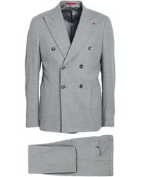 Isaia - Suit Wool, Polyamide, Elastane - Lyst