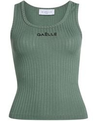 Gaelle Paris - Tank Top Polyester, Viscose, Elastane - Lyst