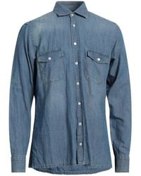 Barba Napoli - Jeanshemd - Lyst