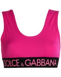 Dolce & Gabbana - Fuchsia Top Polyamide, Elastane, Polyester - Lyst
