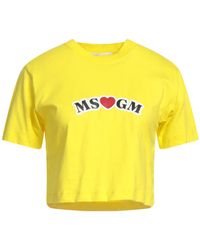MSGM - T-shirt - Lyst