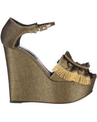 Casadei - Sandals Textile Fibers - Lyst
