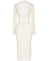 Mugler - Midi Dress Polyamide, Polyester, Elastane - Lyst