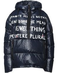 PEUTEREY.PLURALS - Midnight Puffer Polyester - Lyst
