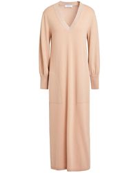 Gran Sasso - Midi Dress Virgin Wool, Synthetic Fibers, Cashmere, Metallic Fiber, Textile Fibers - Lyst