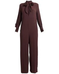 Semicouture - Jumpsuit Acetate, Silk - Lyst