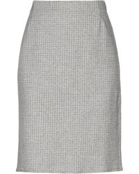 Harris Wharf London Jupe au genou - Gris