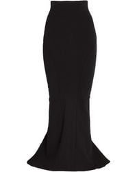 Rick Owens - Maxi Skirt Viscose, Polyester, Polyamide, Elastane - Lyst