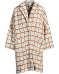 Shirtaporter - Coat Cotton, Viscose, Polyamide, Acrylic, Stipa Tenacissima - Lyst