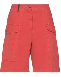 Peserico Shorts & Bermuda Shorts - Red