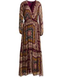 Dixie - Maxi Dress Viscose, Silk - Lyst