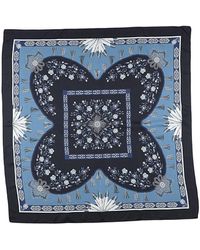 Sandro Square Scarf - Blue