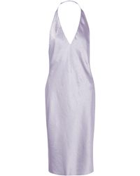 T By Alexander Wang Knielanges Kleid - Lila