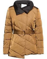 Fracomina - Camel Puffer Nylon - Lyst
