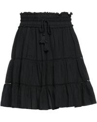 Isabel Marant - Mini Skirt Cotton, Linen, Viscose - Lyst