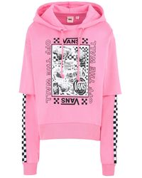 sudadera vans rosa