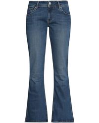Blu navy S MODA DONNA Jeans Ricamato Pepe Jeans Jeggings & Skinny & Slim sconto 94% 