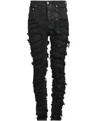 Rick Owens - Jeans Cotton, Elastomultiester, Rubber - Lyst