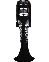 Rick Owens - Maxi Dress Virgin Wool - Lyst