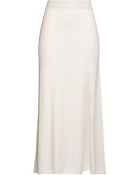 Canessa - Ivory Maxi Skirt Cashmere - Lyst