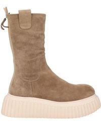 Agl Attilio Giusti Leombruni - Taupe Ankle Boots Leather - Lyst
