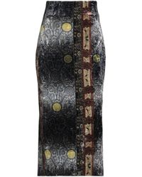 Pierre Louis Mascia - Midi Skirt Polyester, Elastane - Lyst