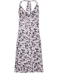 Please - Light Mini Dress Polyester, Elastane - Lyst