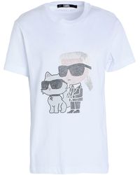 Karl Lagerfeld - Ikonik 2.0 Rs T-Shirt T-Shirt Organic Cotton - Lyst