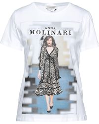 Anna Molinari - T-shirt - Lyst
