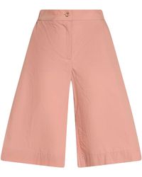 Ottod'Ame - Antique Rose Shorts & Bermuda Shorts Cotton - Lyst