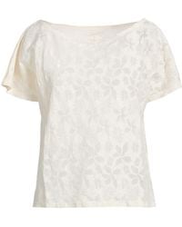 120% Lino - T-Shirt Linen, Cotton, Polyamide - Lyst
