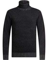 Darwin - Charcoal Turtleneck Acrylic, Merino Wool, Wool, Viscose - Lyst
