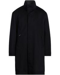 Emporio Armani - Midnight Coat Virgin Wool, Polyester - Lyst