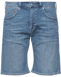 Homme Vêtements Shorts Shorts casual Short Imprimé Univers Indigo Délavé Coton Edwin pour homme en coloris Bleu 