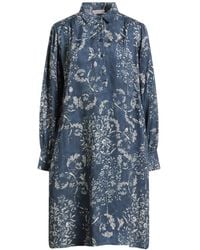 Purotatto - Midi Dress Lyocell, Viscose - Lyst