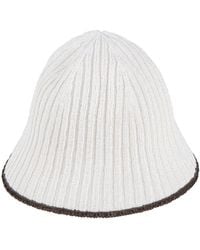 Brunello Cucinelli - Hat Viscose, Polyamide, Brass - Lyst