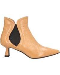 Chantal 1962 - Camel Ankle Boots Leather - Lyst