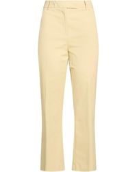 Beatrice B. - Lime Pants Cotton, Elastane - Lyst