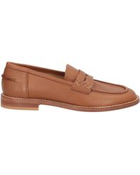 Lemarè - Tan Loafers Leather - Lyst
