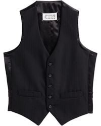 Maison Margiela - Tailored Vest Wool - Lyst