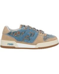 Fendi - Pastel Sneakers Textile Fibers, Leather - Lyst