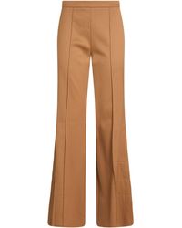Erika Cavallini Semi Couture - Camel Pants Polyester, Virgin Wool, Elastane - Lyst