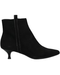 unisa black leather ankle boots