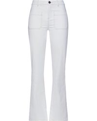 Leon & Harper Denim Trousers - White