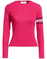 Marine Serre - Fuchsia Sweater Wool, Polyamide, Elastane - Lyst
