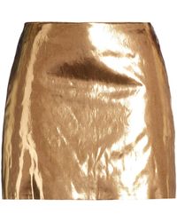 Alysi - Chocolat Mini Skirt Polyester - Lyst