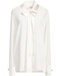 Sportmax - Ivory Top Silk - Lyst