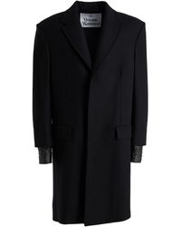 Vivienne Westwood Stripped Trench Coat in Black for Men | Lyst